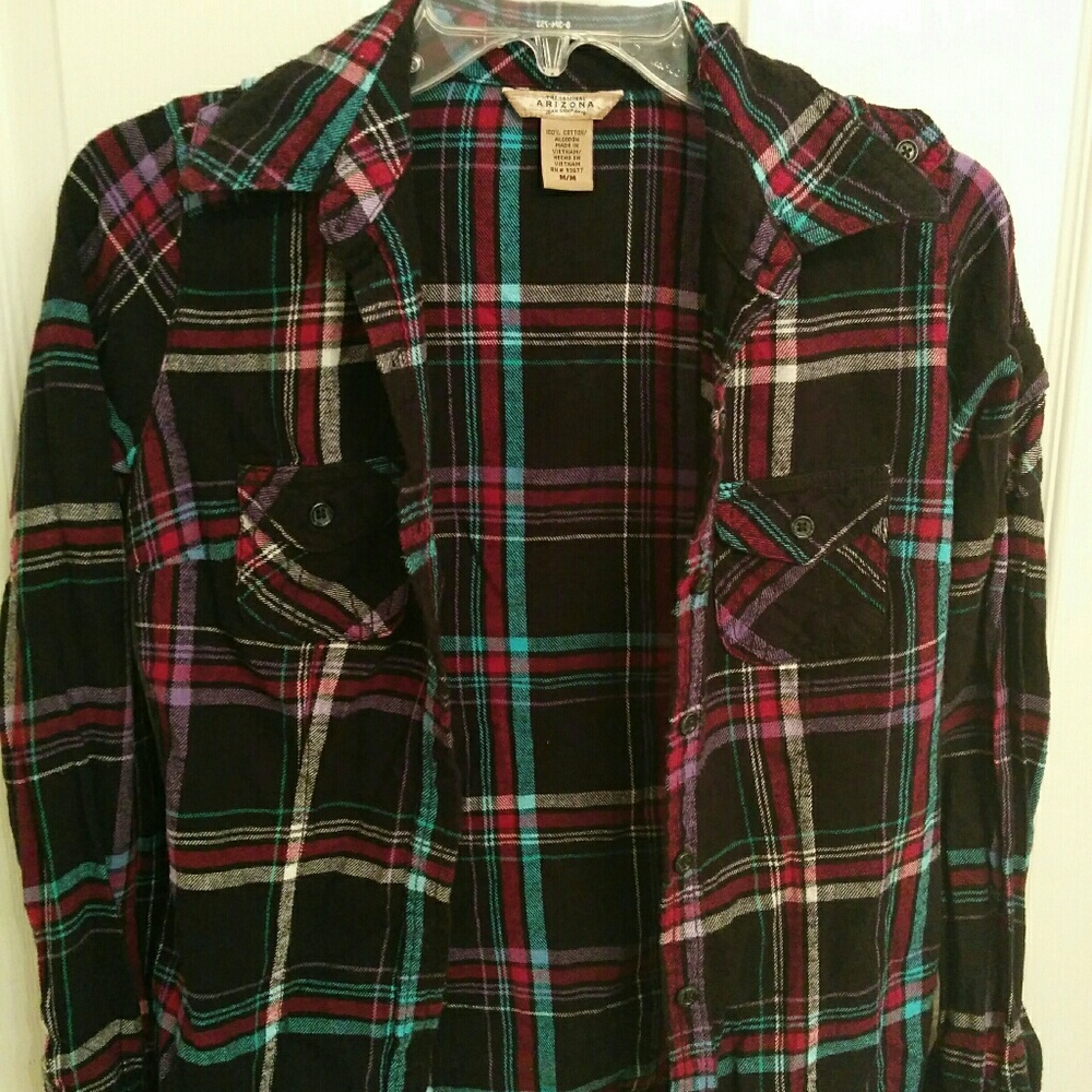 Arizona plaid top